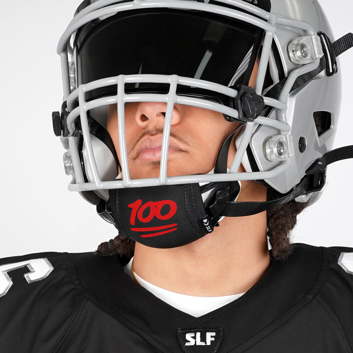 100 Emoticon Chin Strap Cover