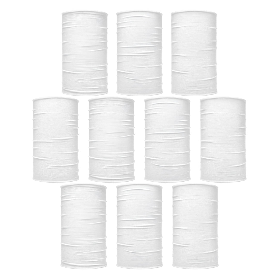 White Neck Gaiter Multi-Pack