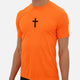 Faith Cross Orange Quick Dry Shirt