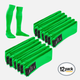 12 Pack Lawn Green Over The Knee Sport Socks