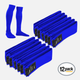 12 Pack Royal Blue Over The Knee Sport Socks