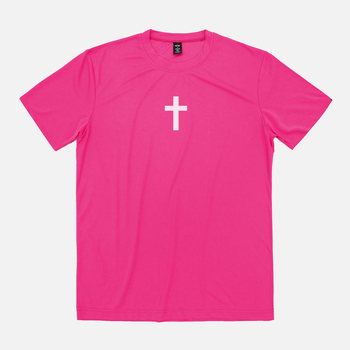 Faith Cross Pink Quick Dry Shirt