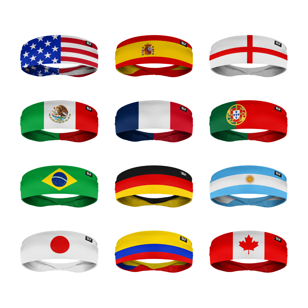 World Flag Headbands