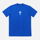 Faith Cross Royal Blue Quick Dry Shirt