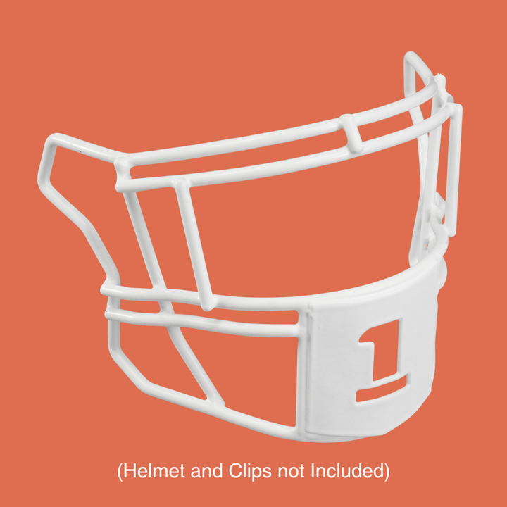 1 Stencil Font Football Facemask for Riddell SpeedFlex