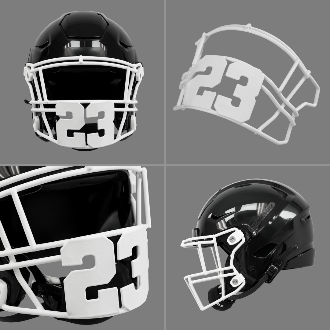 23 Jersey Font Football Facemask for Riddell SpeedFlex