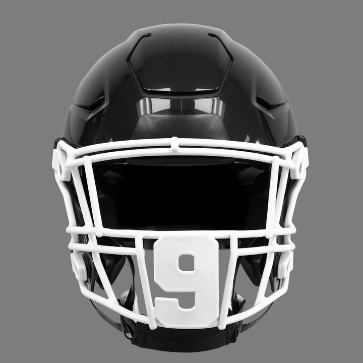 9 Jersey Font Football Facemask for Riddell SpeedFlex