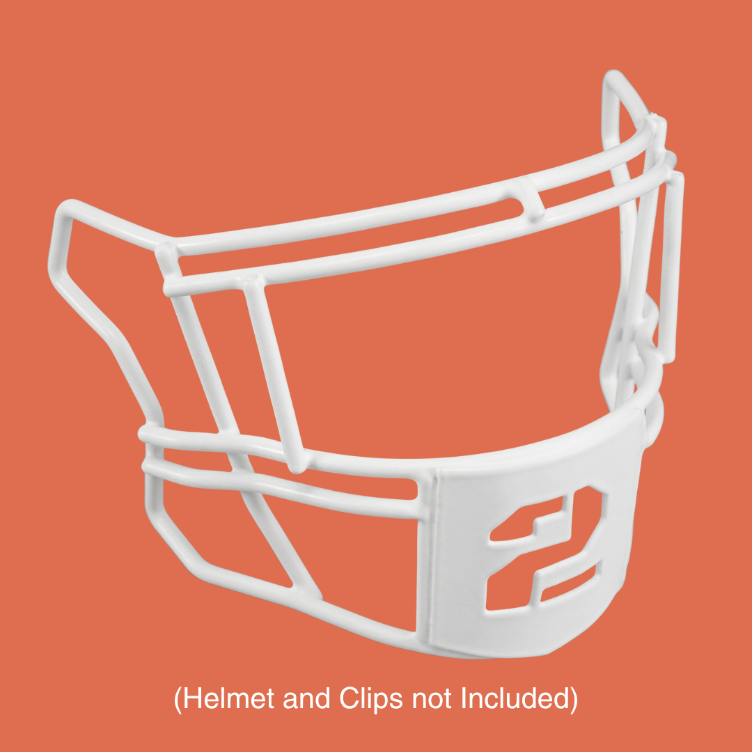 2 Stencil Font Football Facemask for Riddell SpeedFlex