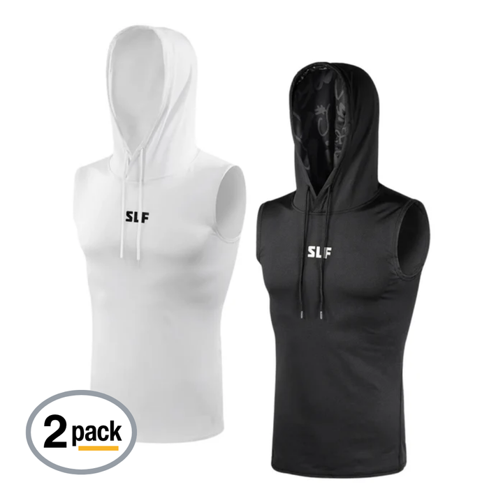 White + Black Compression Hoodies SZN Pack
