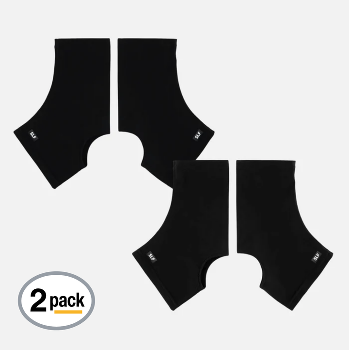2 Black Spats / Cleat Covers SZN Pack