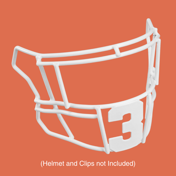3 Jersey Font Football Facemask for Riddell SpeedFlex