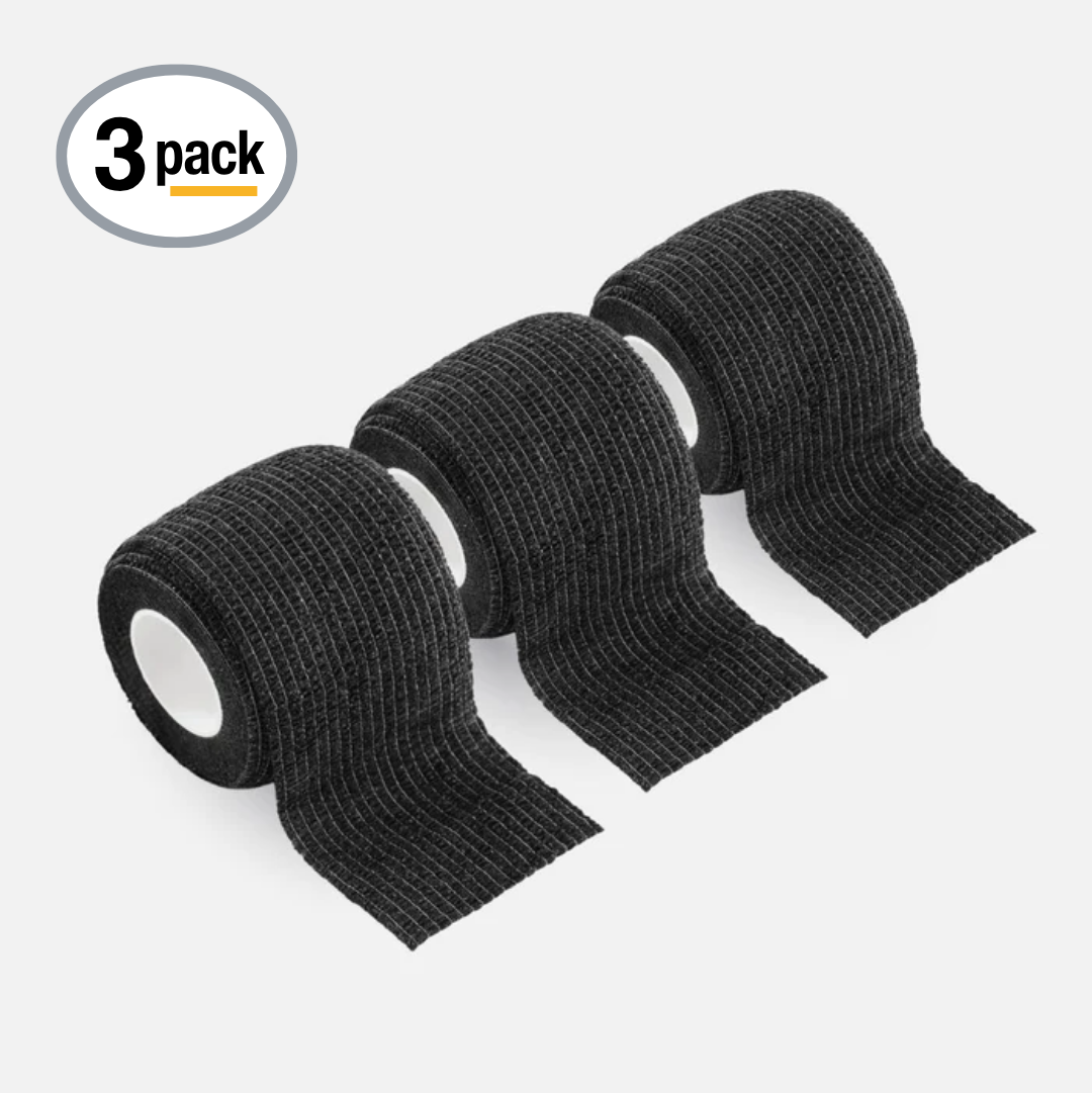 3 Black Athletic Tape SZN Pack