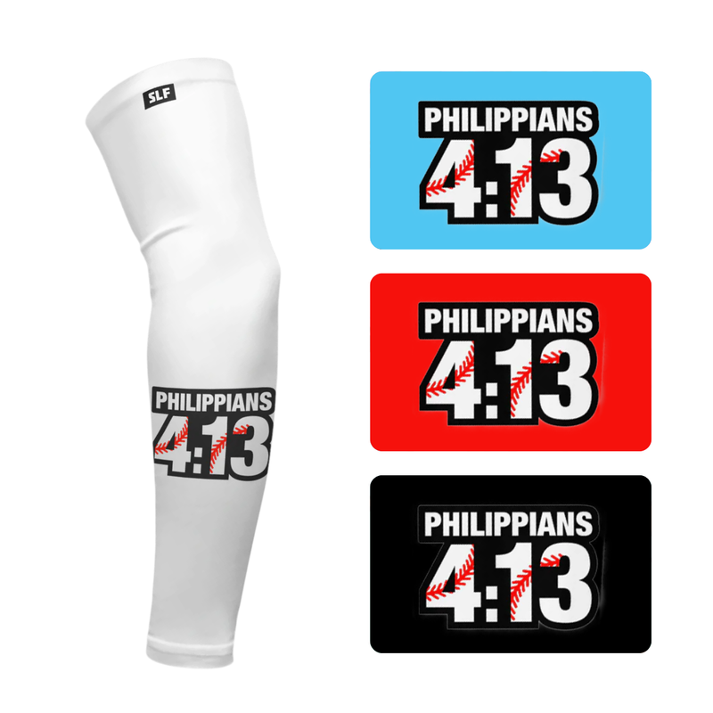 Philippians 4:13 Baseball Arm Sleeve