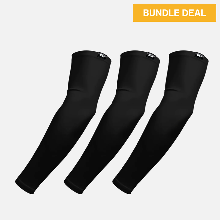 3 Black Arm Sleeve Bundle