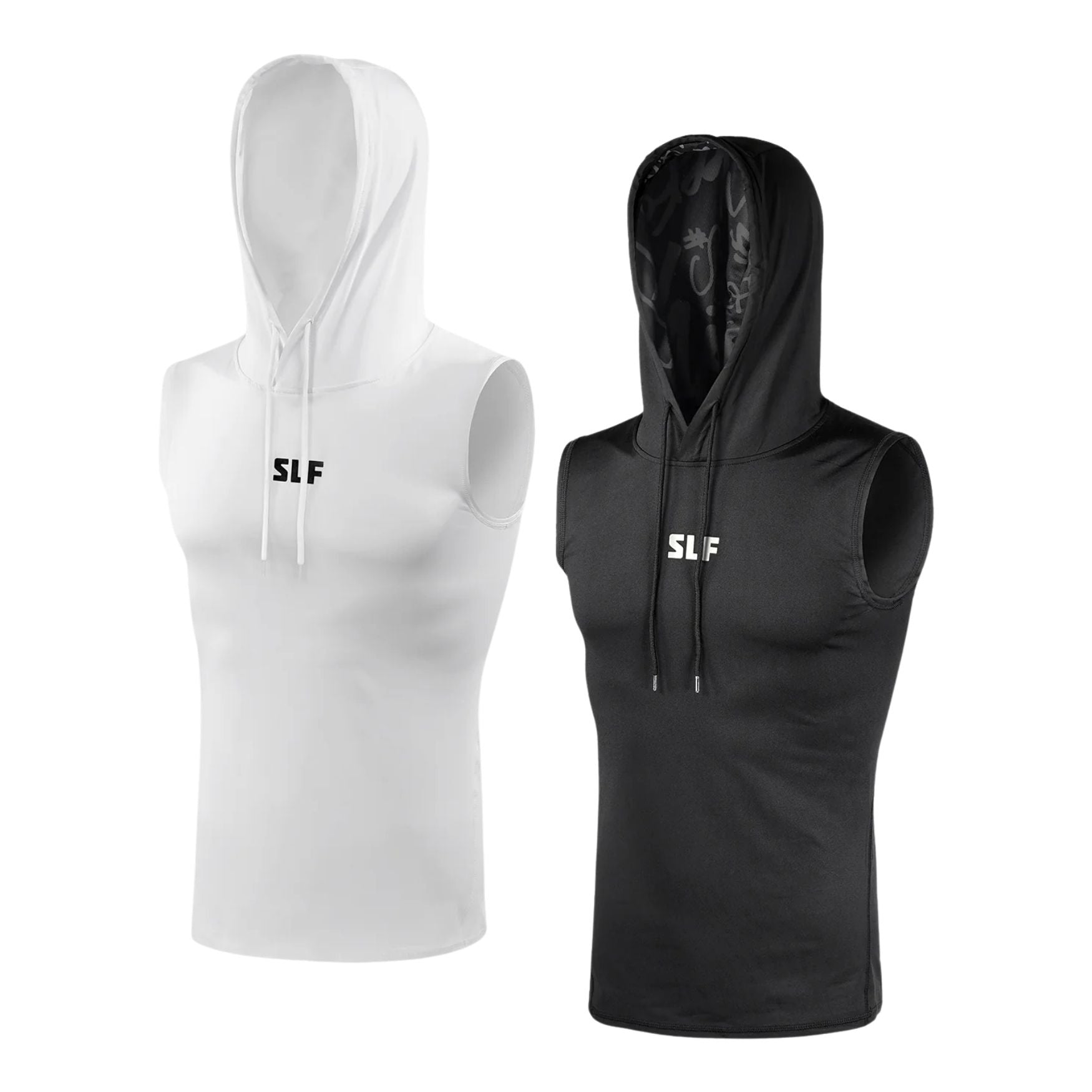 White + Black Compression Hoodies SZN Pack