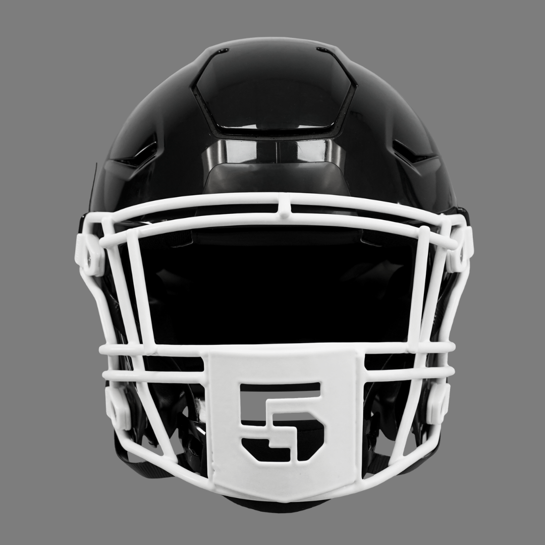 5 Stencil Font Football Facemask for Riddell SpeedFlex