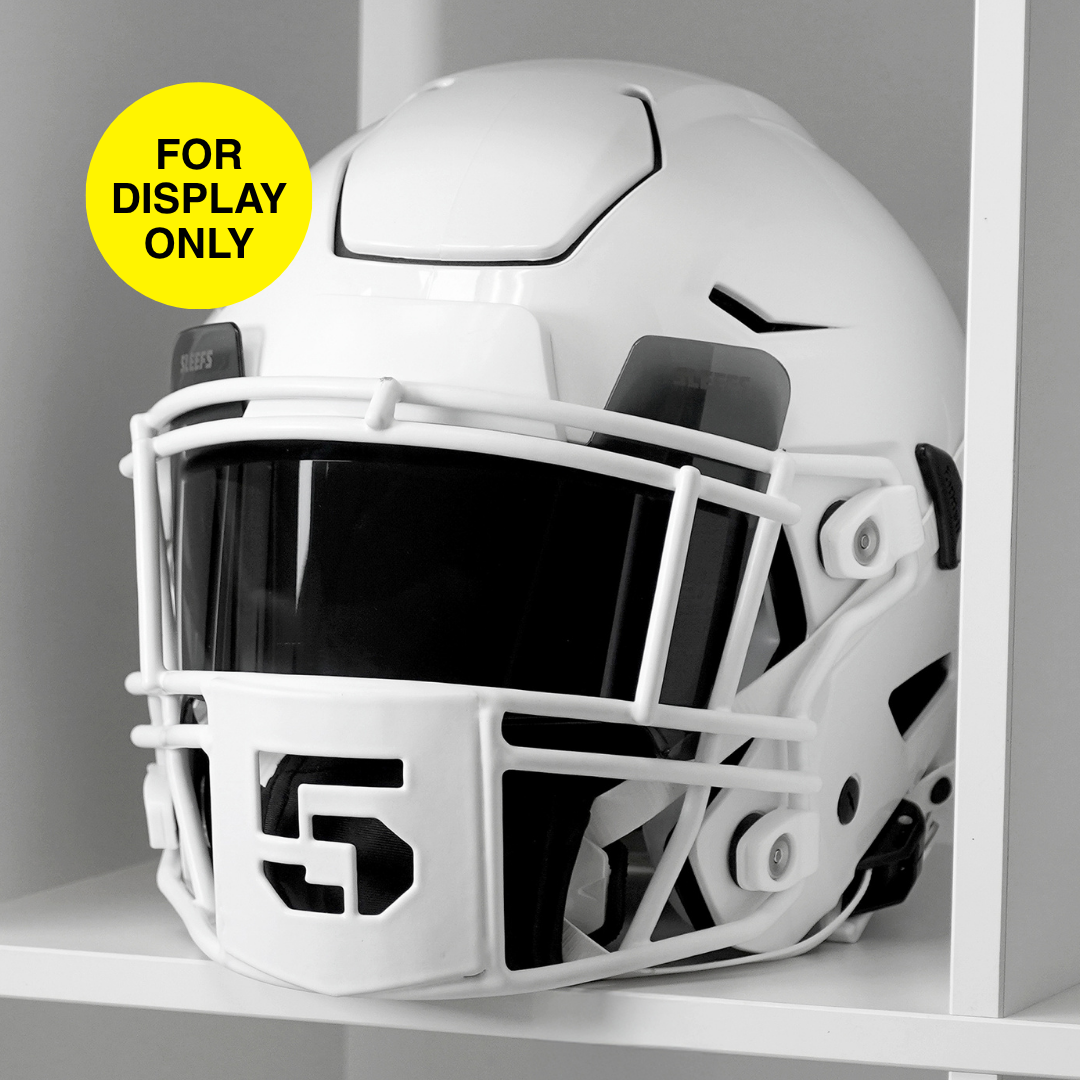 5 Stencil Font Football Facemask for Riddell SpeedFlex