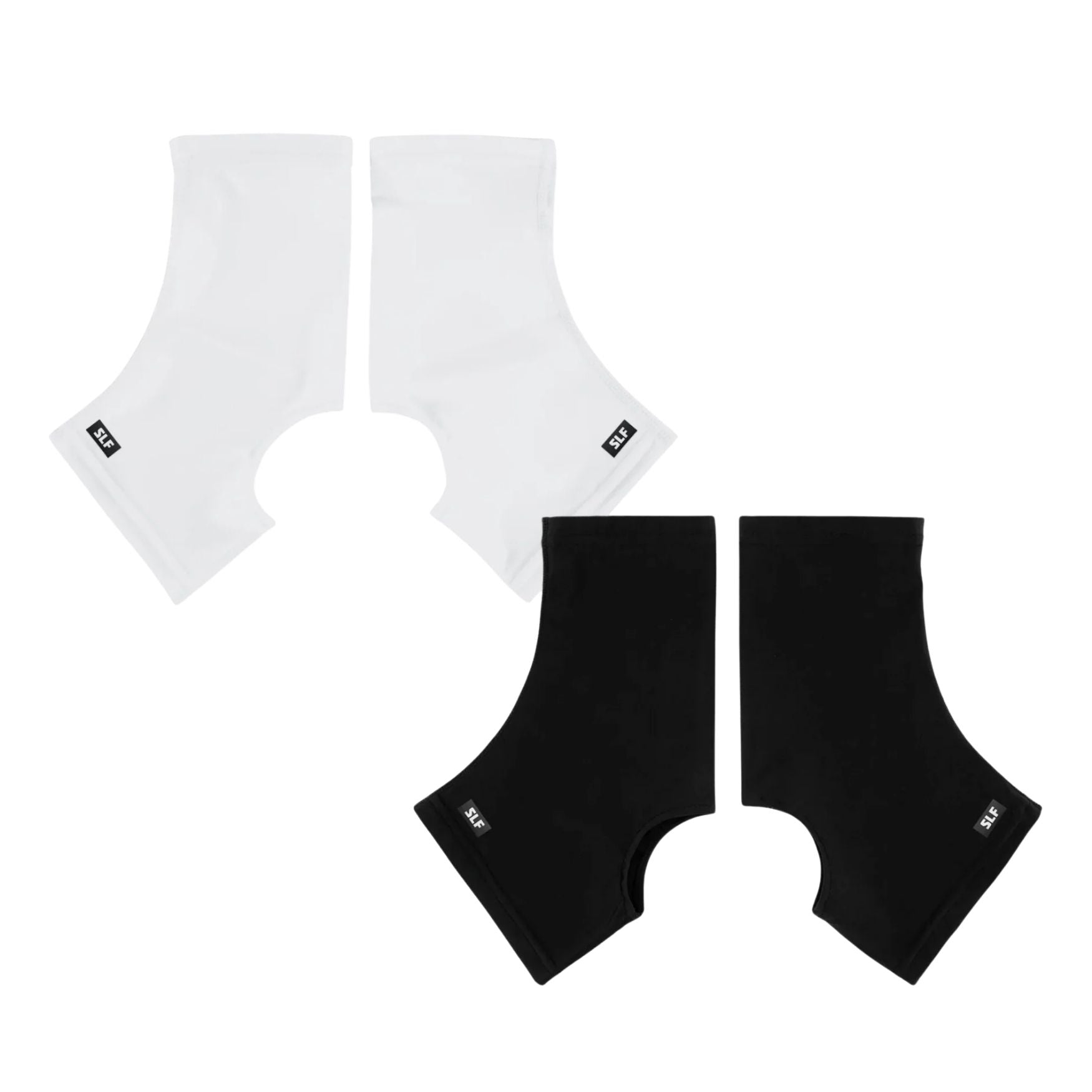 White + Black Spats / Cleat Covers SZN Pack