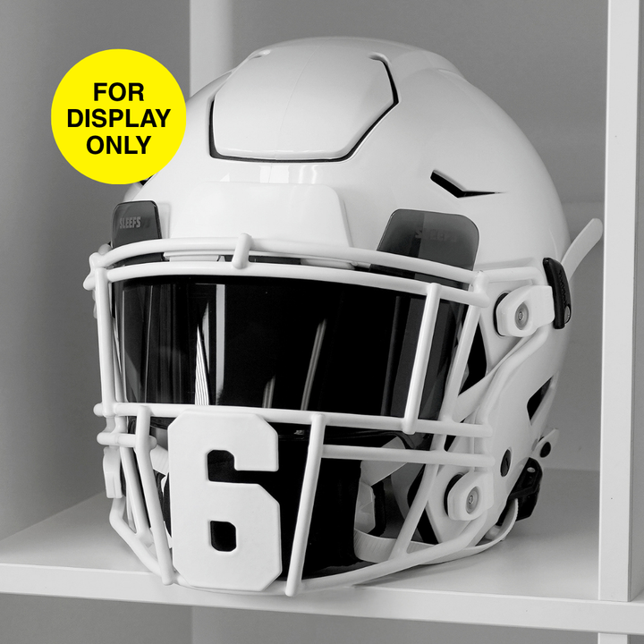6 Jersey Font Football Facemask for Riddell SpeedFlex