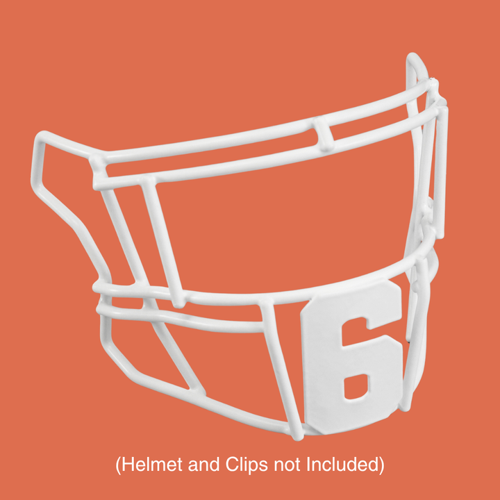 6 Jersey Font Football Facemask for Riddell SpeedFlex