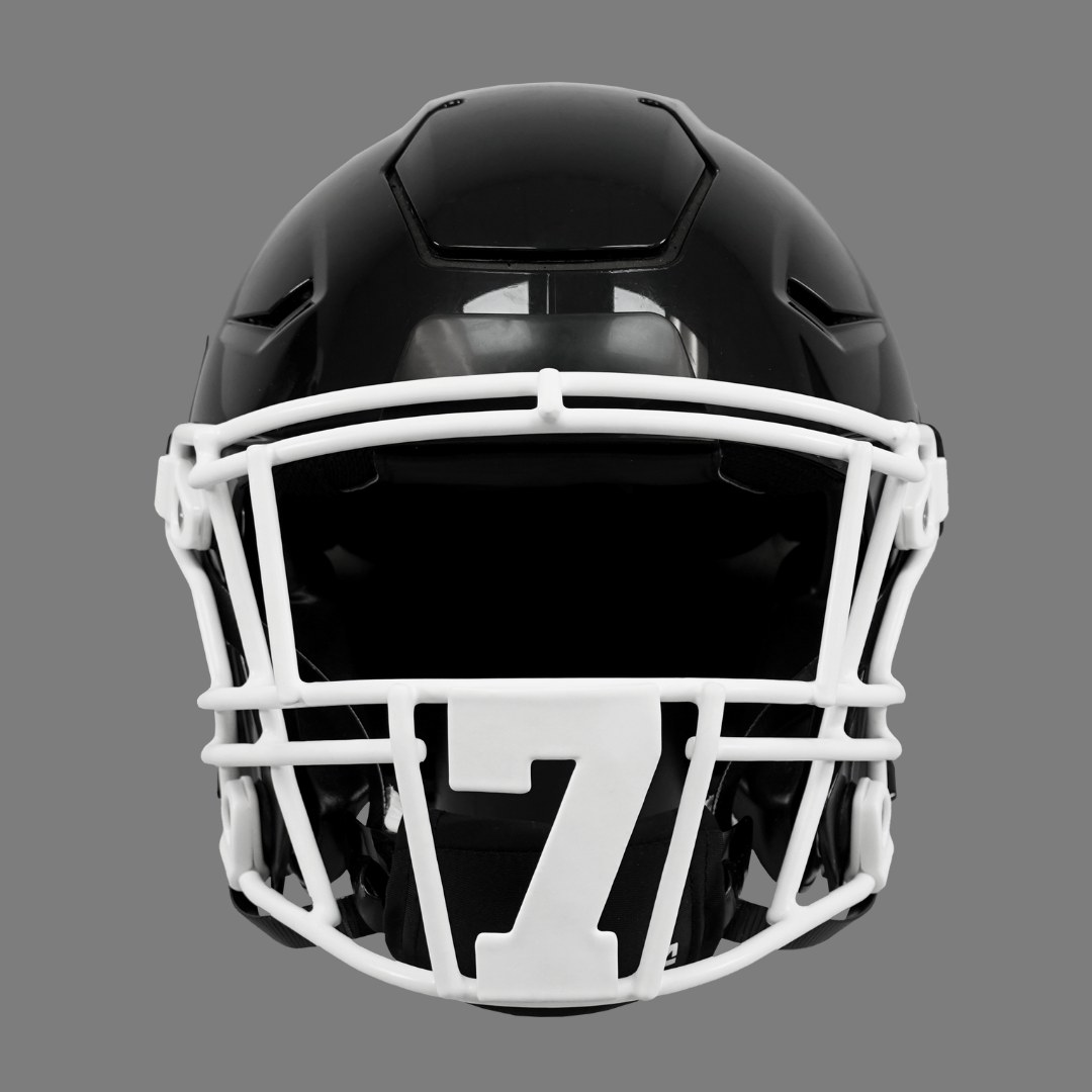 7 Jersey Font Football Facemask for Riddell SpeedFlex