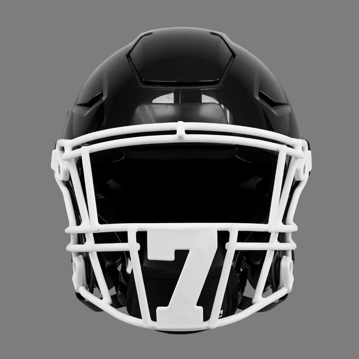 7 Jersey Font Football Facemask for Riddell SpeedFlex