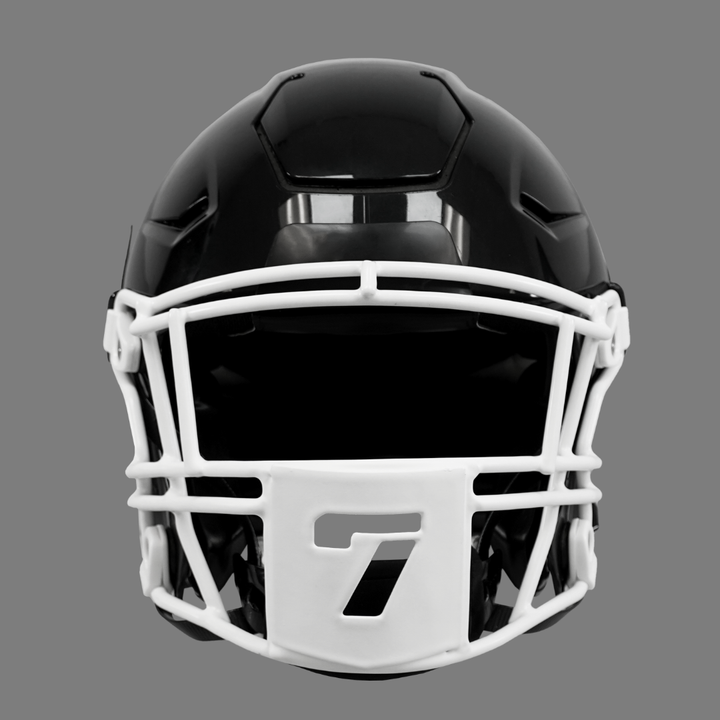 7 Stencil Font Football Facemask for Riddell SpeedFlex