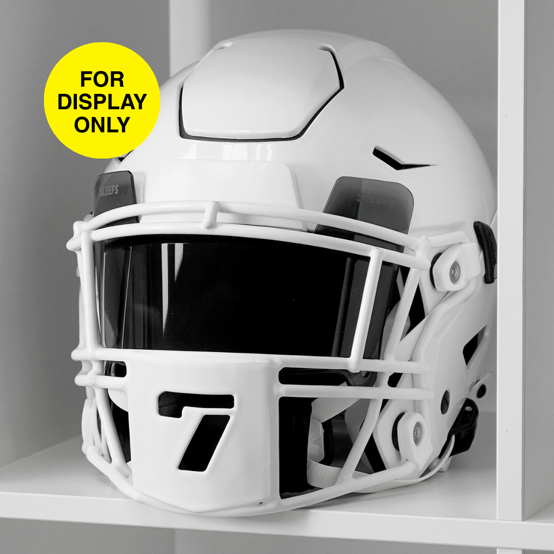 7 Stencil Font Football Facemask for Riddell SpeedFlex