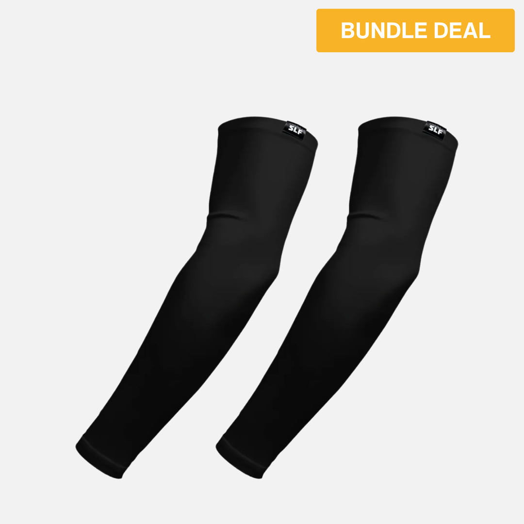 2 Black Arm Sleeve Bundle