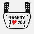 Granny I Love You Sticker for Backplate