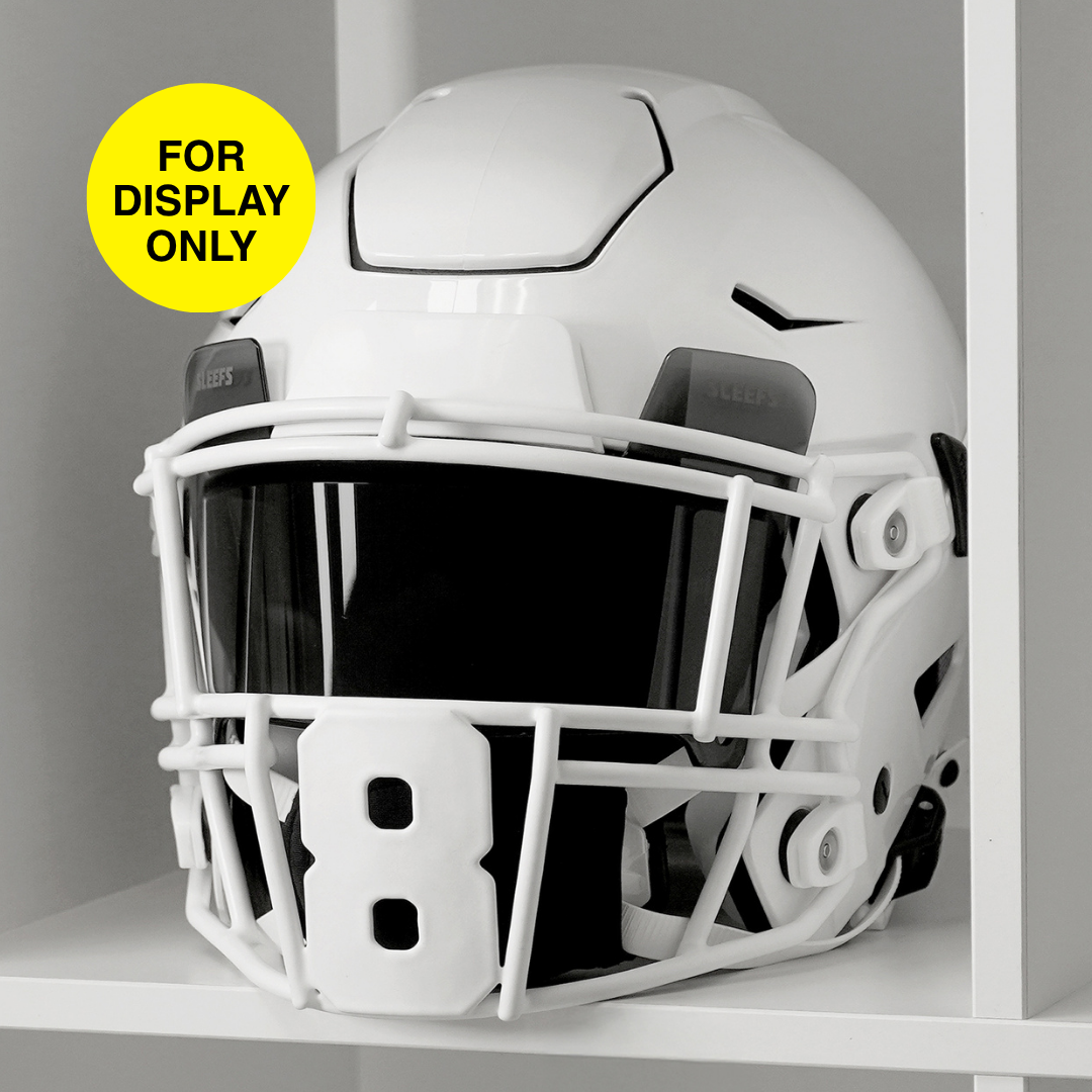 8 Jersey Font Football Facemask for Riddell SpeedFlex