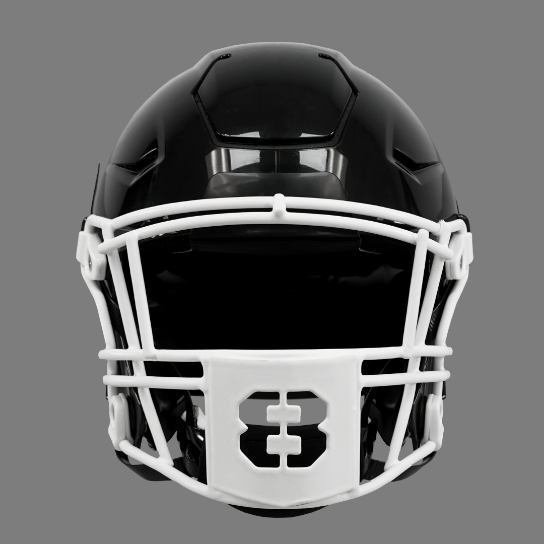 8 Stencil Font Football Facemask for Riddell SpeedFlex
