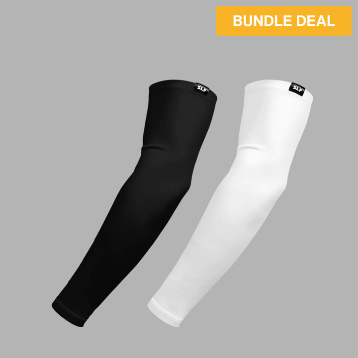 White + Black Arm Sleeve Bundle