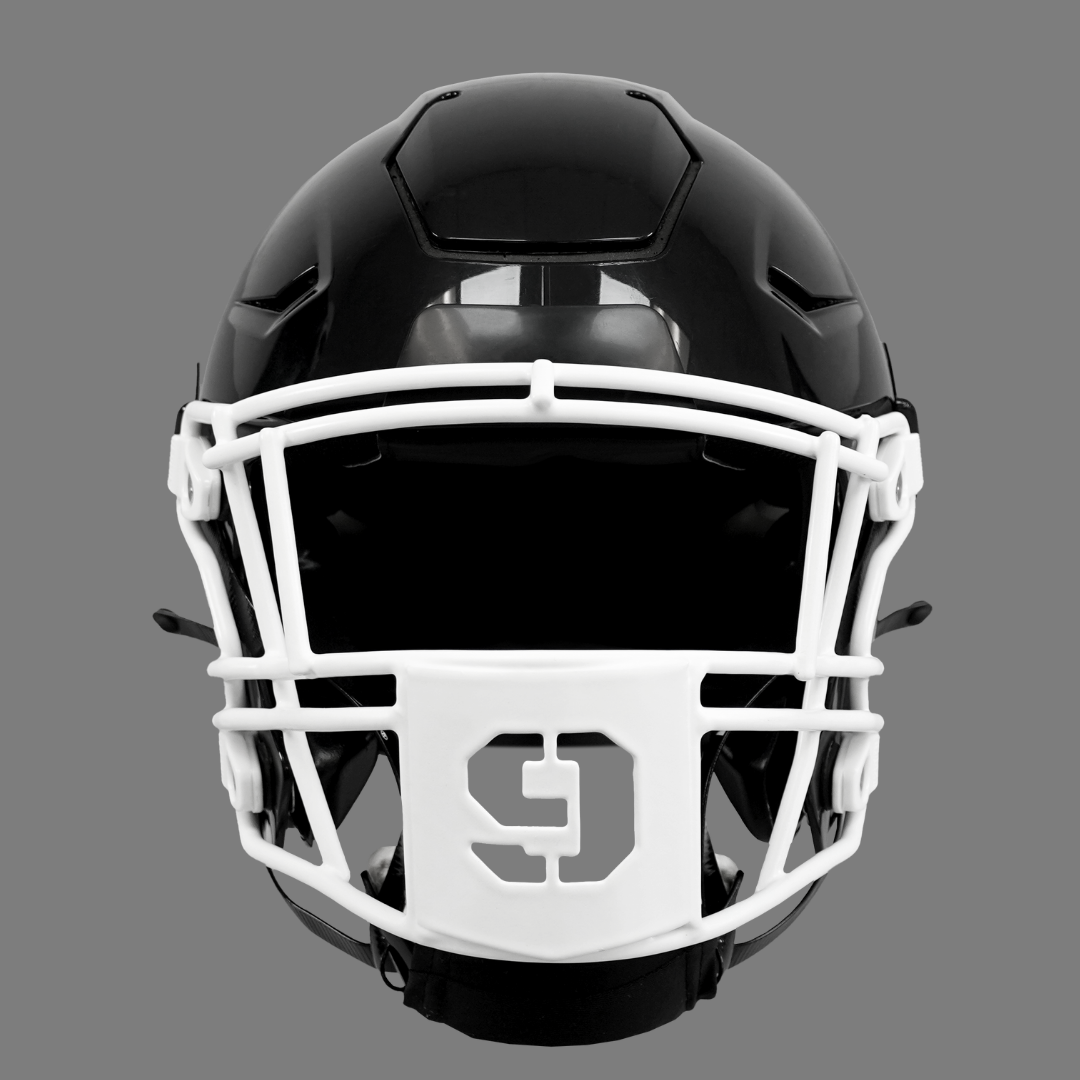 9 Stencil Font Football Facemask for Riddell SpeedFlex