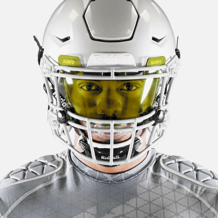 Hue Gold Helmet Eye-Shield Visor