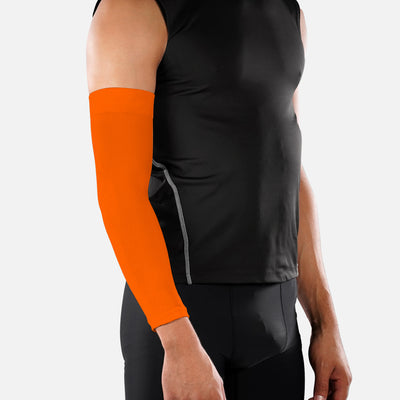 Hot Orange One Size Fits All Football Arm Sleeve