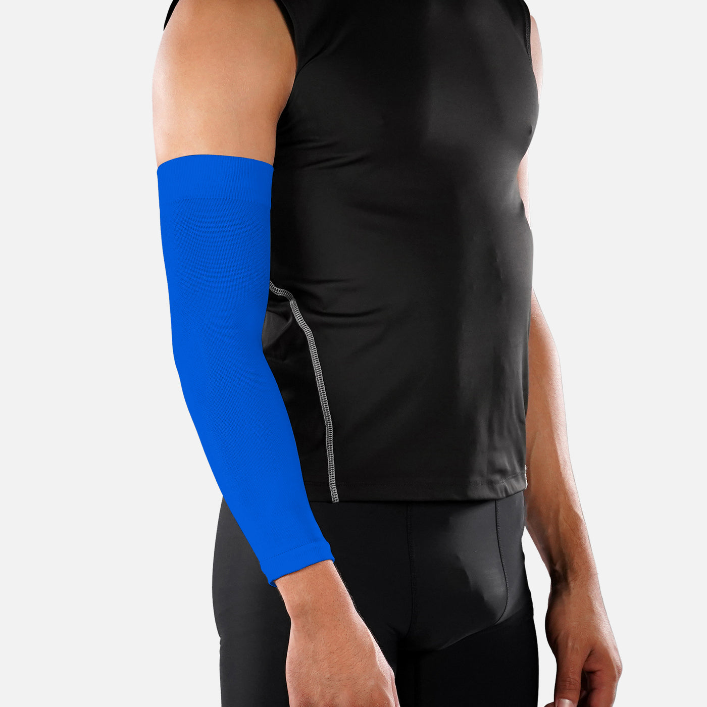 Hue Blue One Size Fits All Football Arm Sleeve