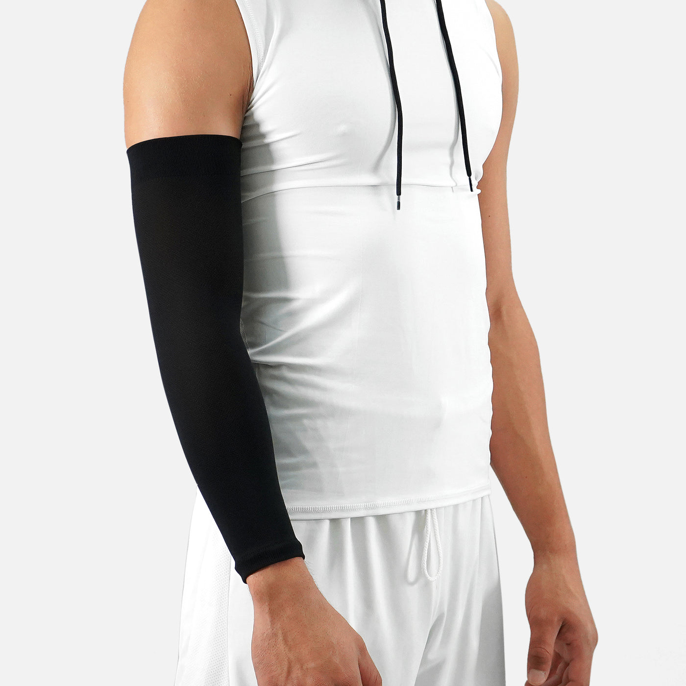 Basic Black One Size Fits All Basketball Arm Sleeve