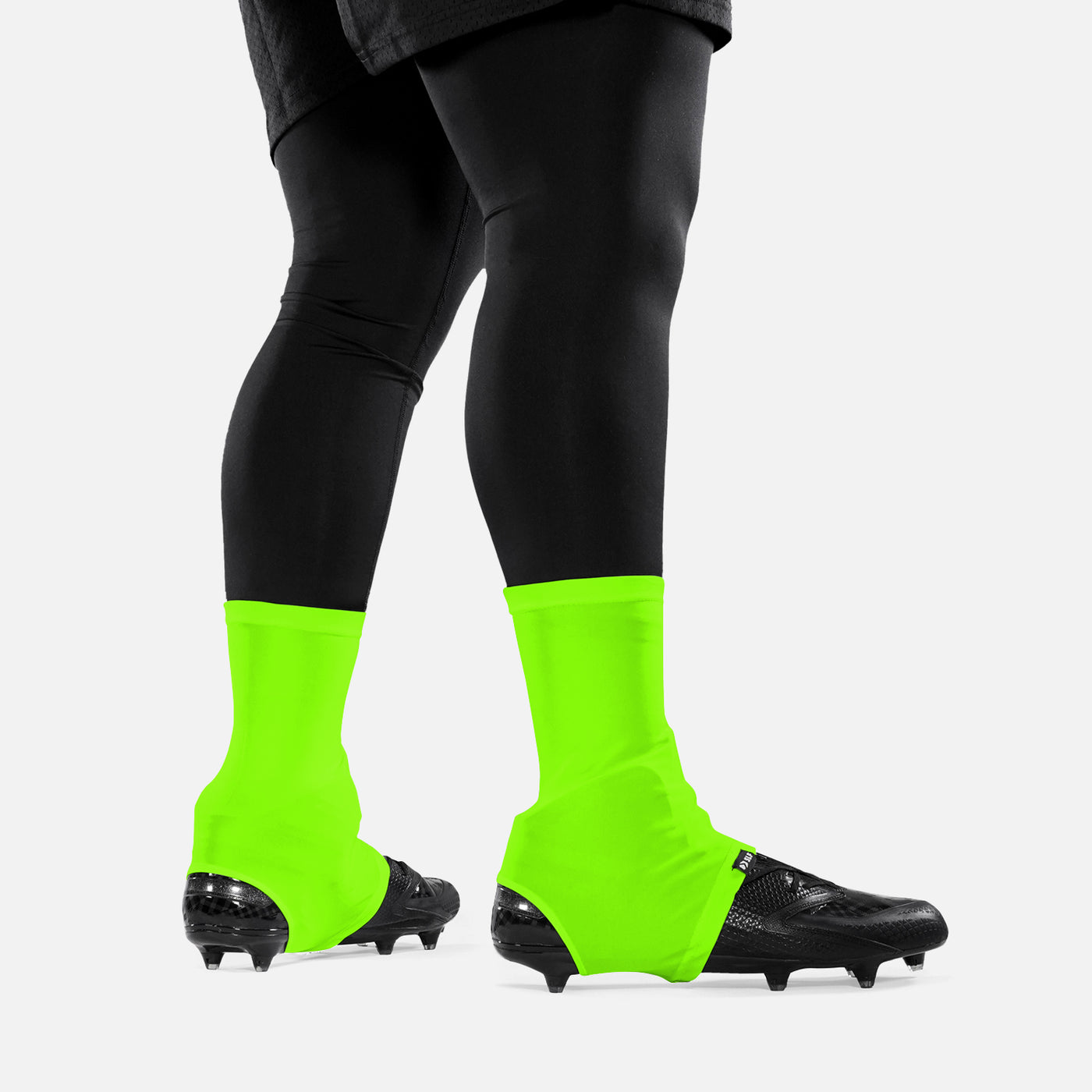 Hot Green Spats / Cleat Covers - Big