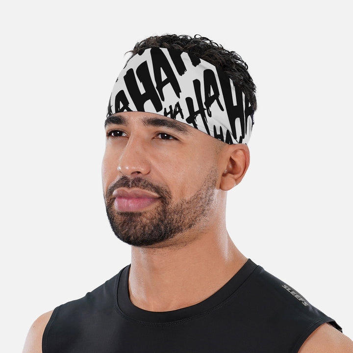 Ha Ha Ha White Headband