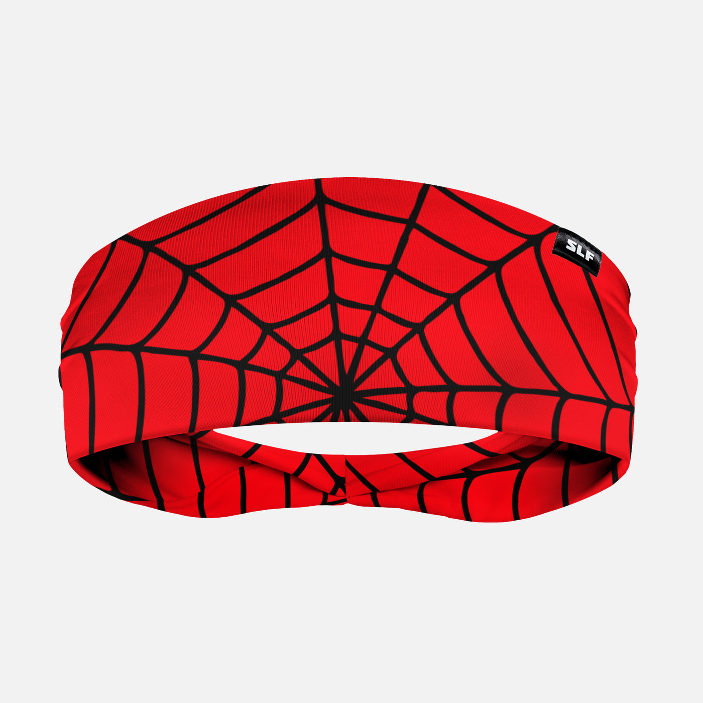 Red Web Pattern Headband