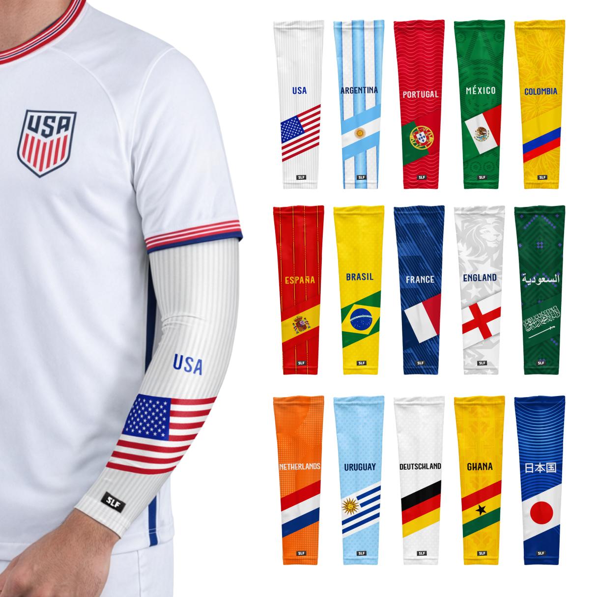 World Flag Team Edition Arm Sleeves
