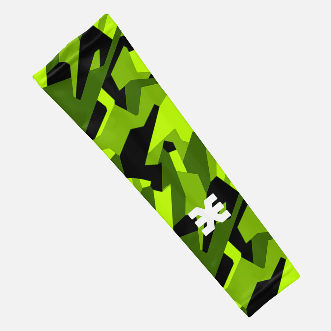 Airflow Green Running Sleeves - Pair
