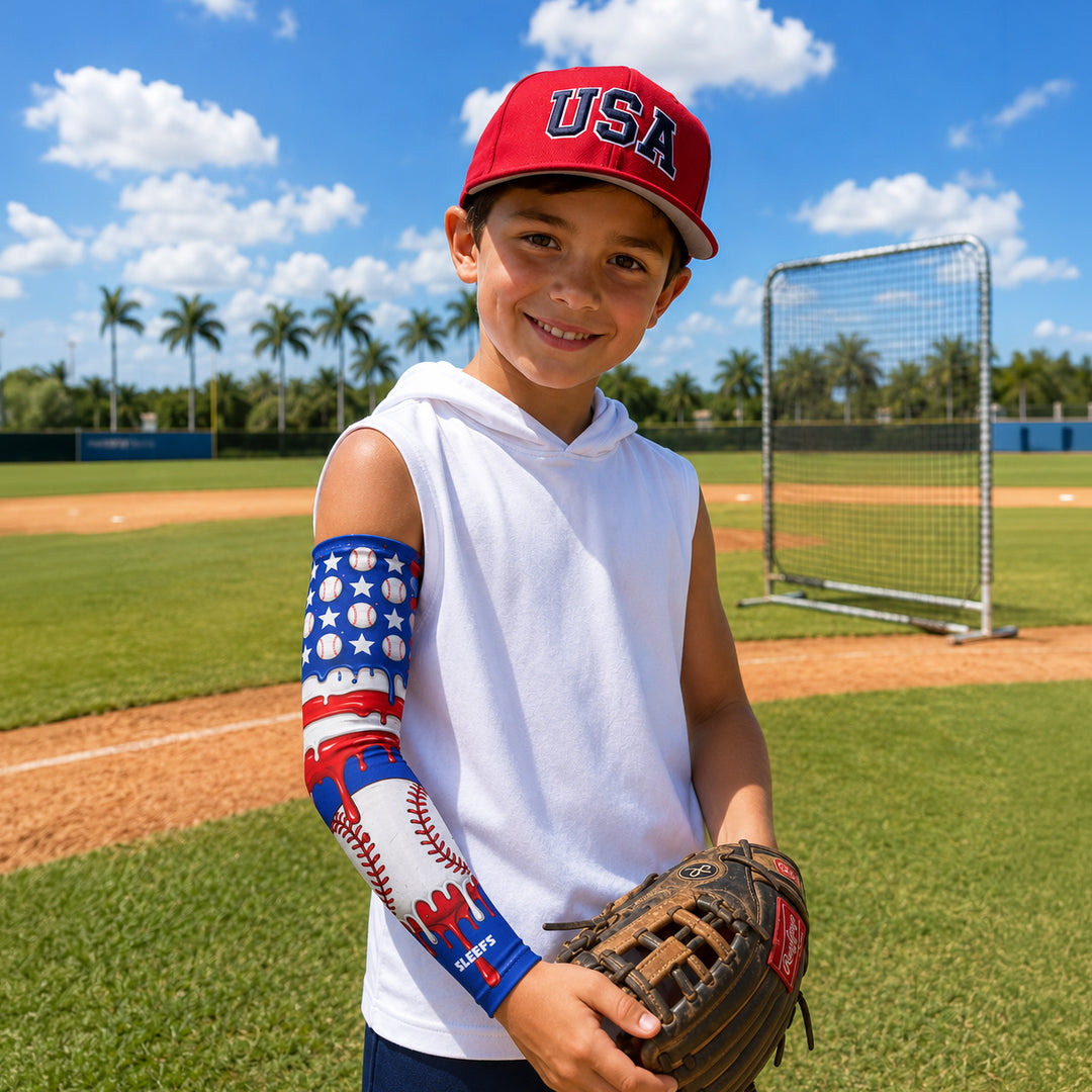 All-Star USA Melt Baseball Kids Arm Sleeve