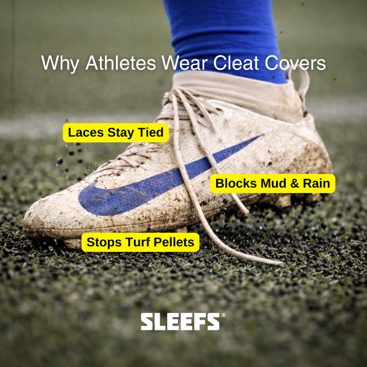 Hue Pink Spats / Cleat Covers