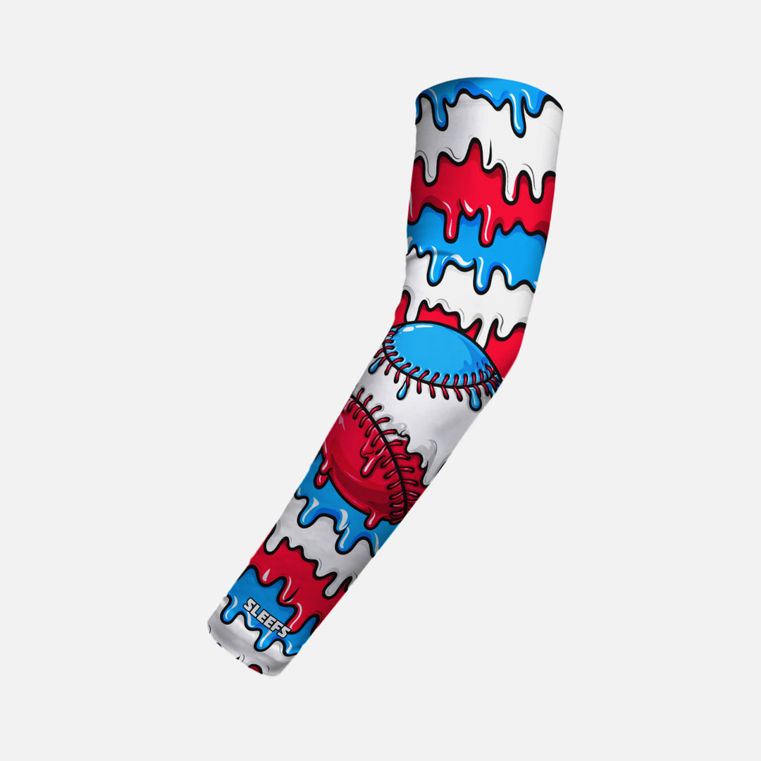 Americana Ice Melt Baseball Kids Arm Sleeve