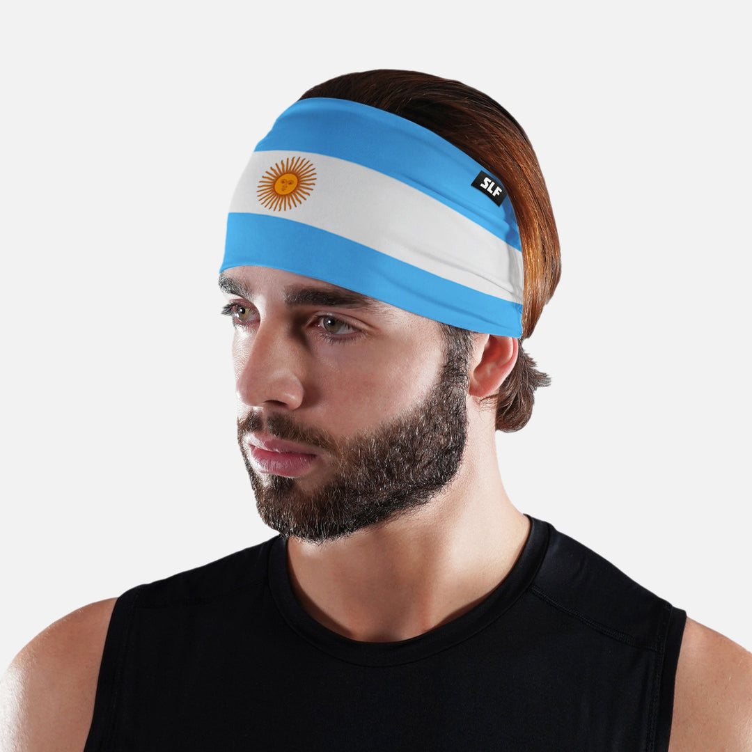 Argentina Flag Headband