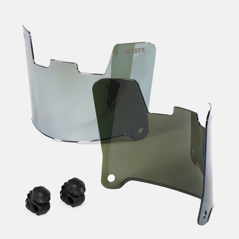 Army Green Machine Silver Helmet Eye-Shield Visor