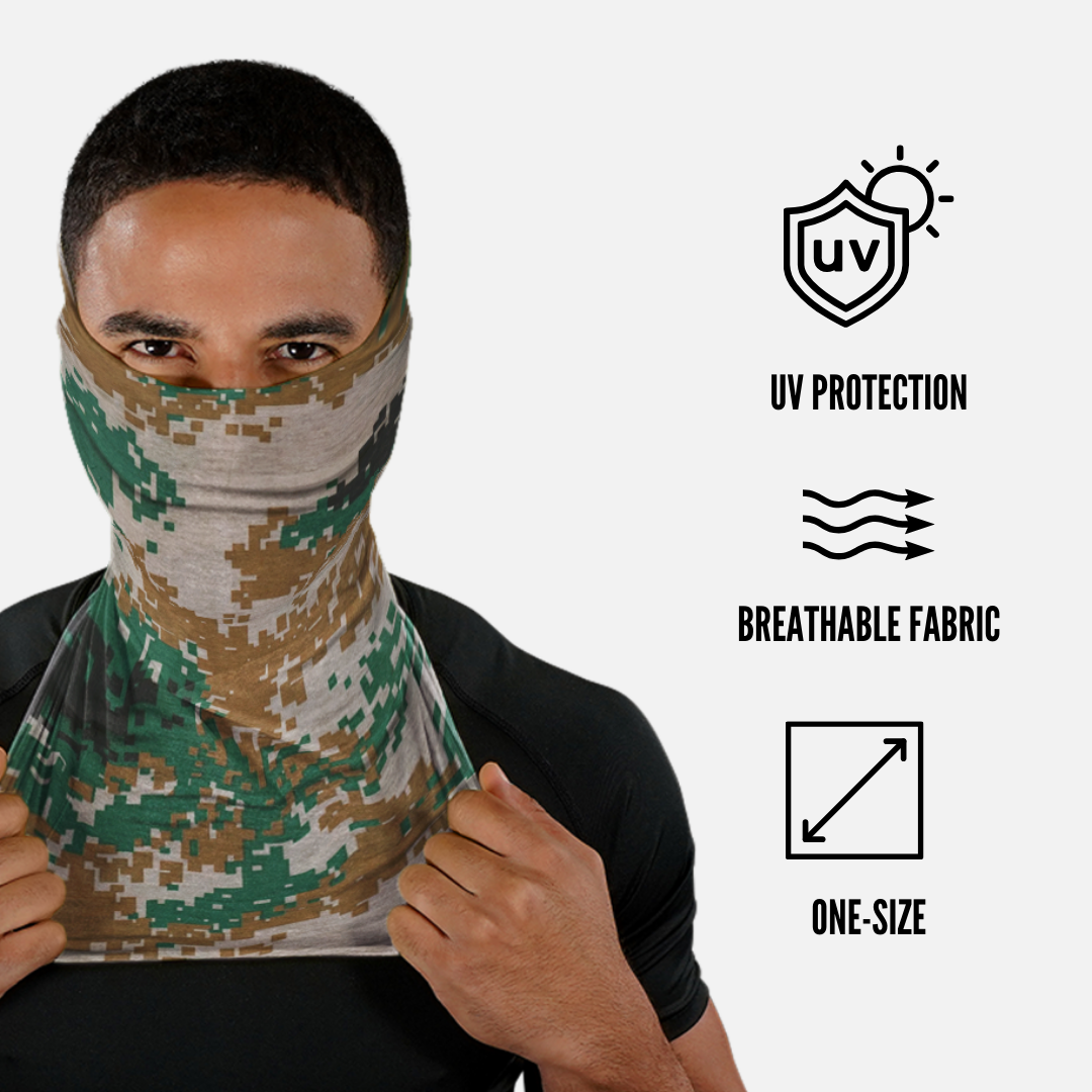 Army Digital Camo Neck Gaiter