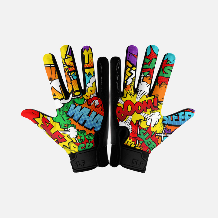 Boom Sticky Kids Football Receiver Gloves